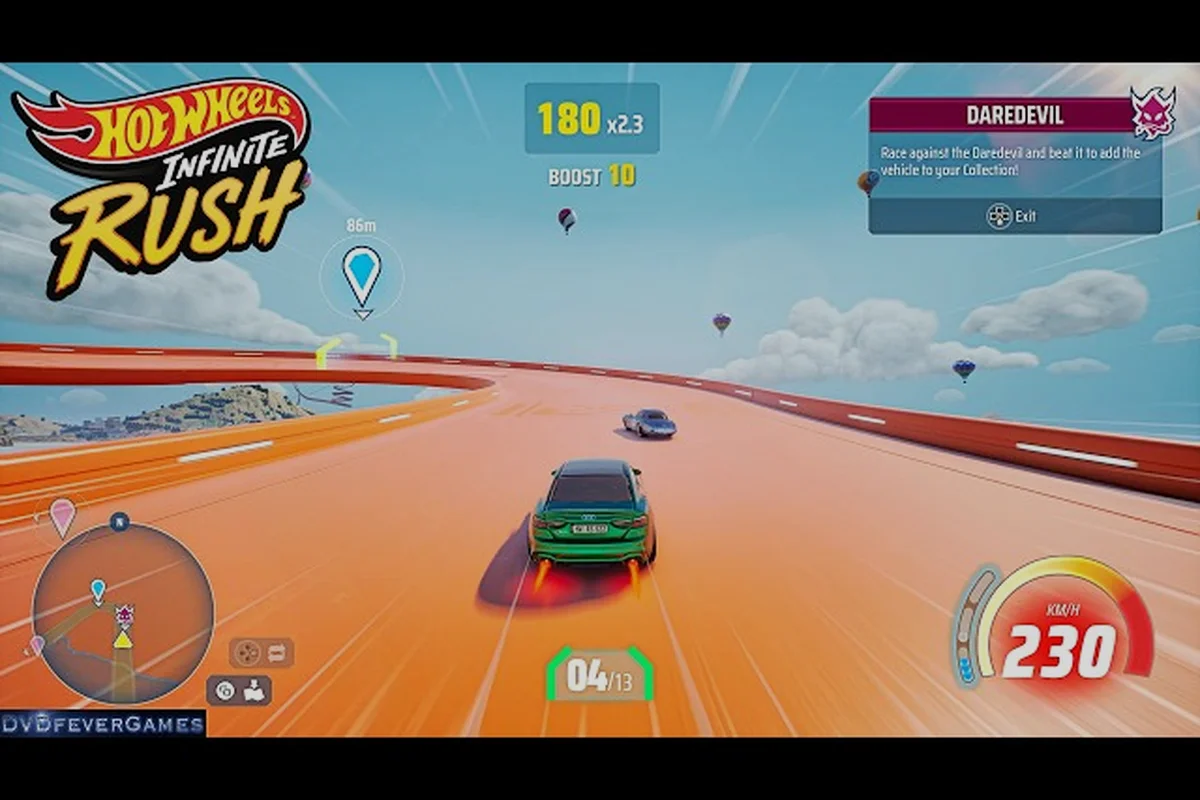 HOT WHEELS Infinite Rush Island Activities: Stunts and Events