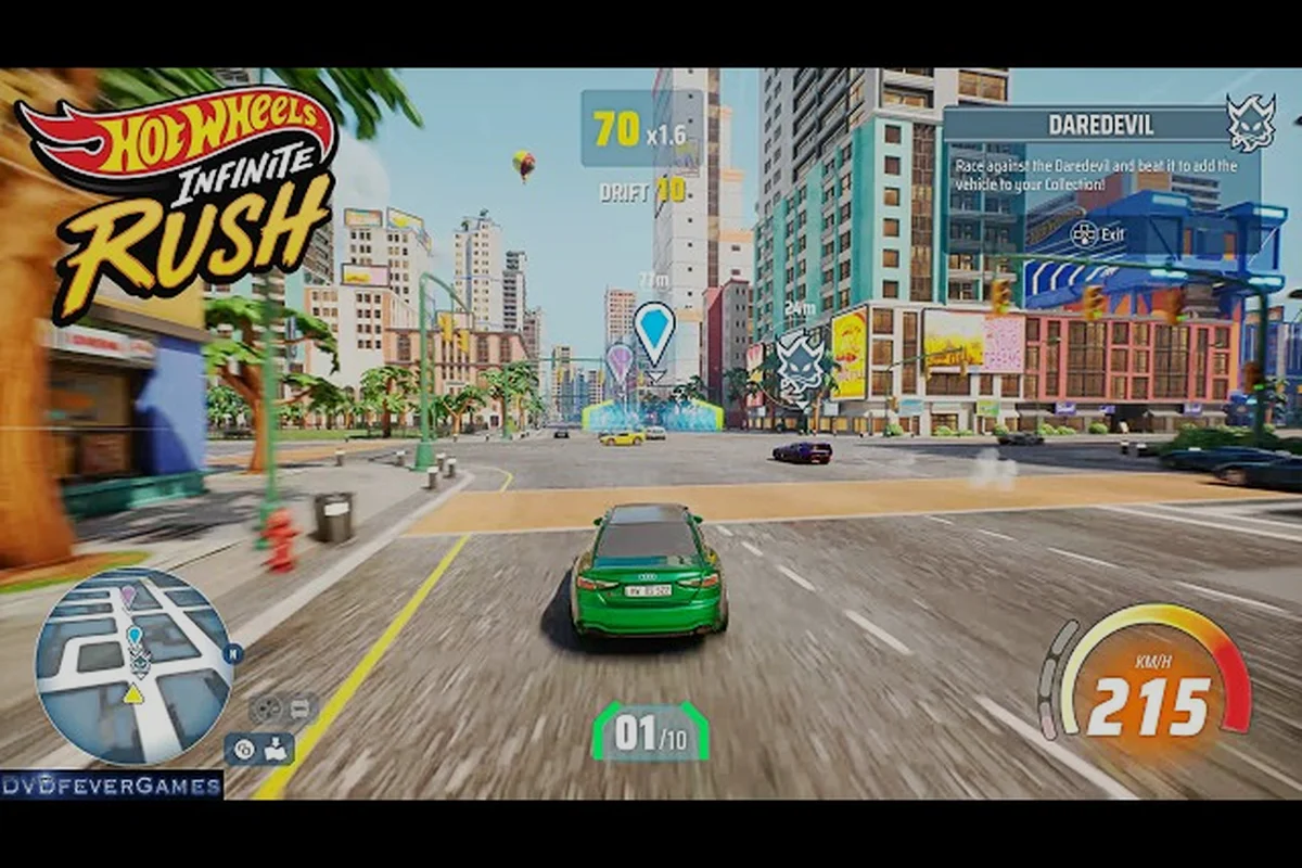 HOT WHEELS Infinite Rush Quick Race: All Six Modes
