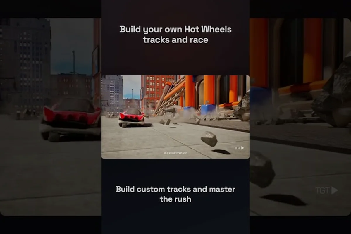 HOT WHEELS Infinite Rush Creative Tracks: Wild Editor Builds