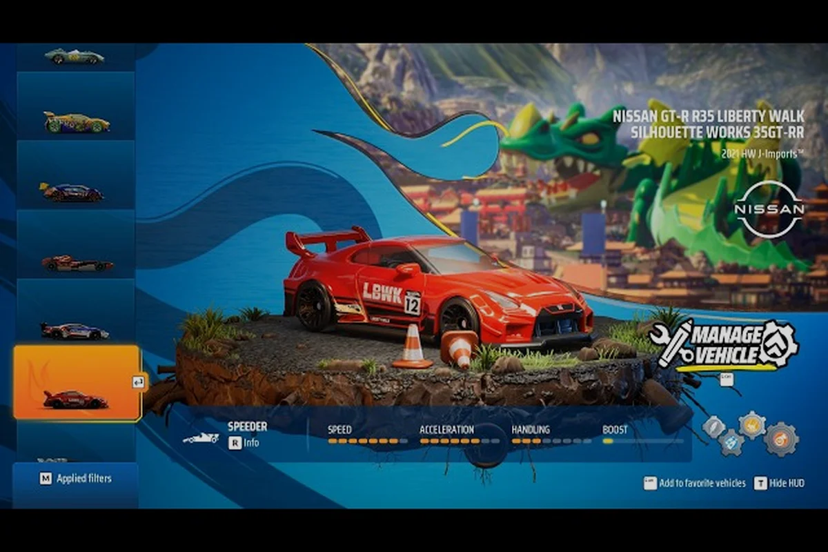 HOT WHEELS Infinite Rush All Vehicles: 150 Die-Cast Garage List